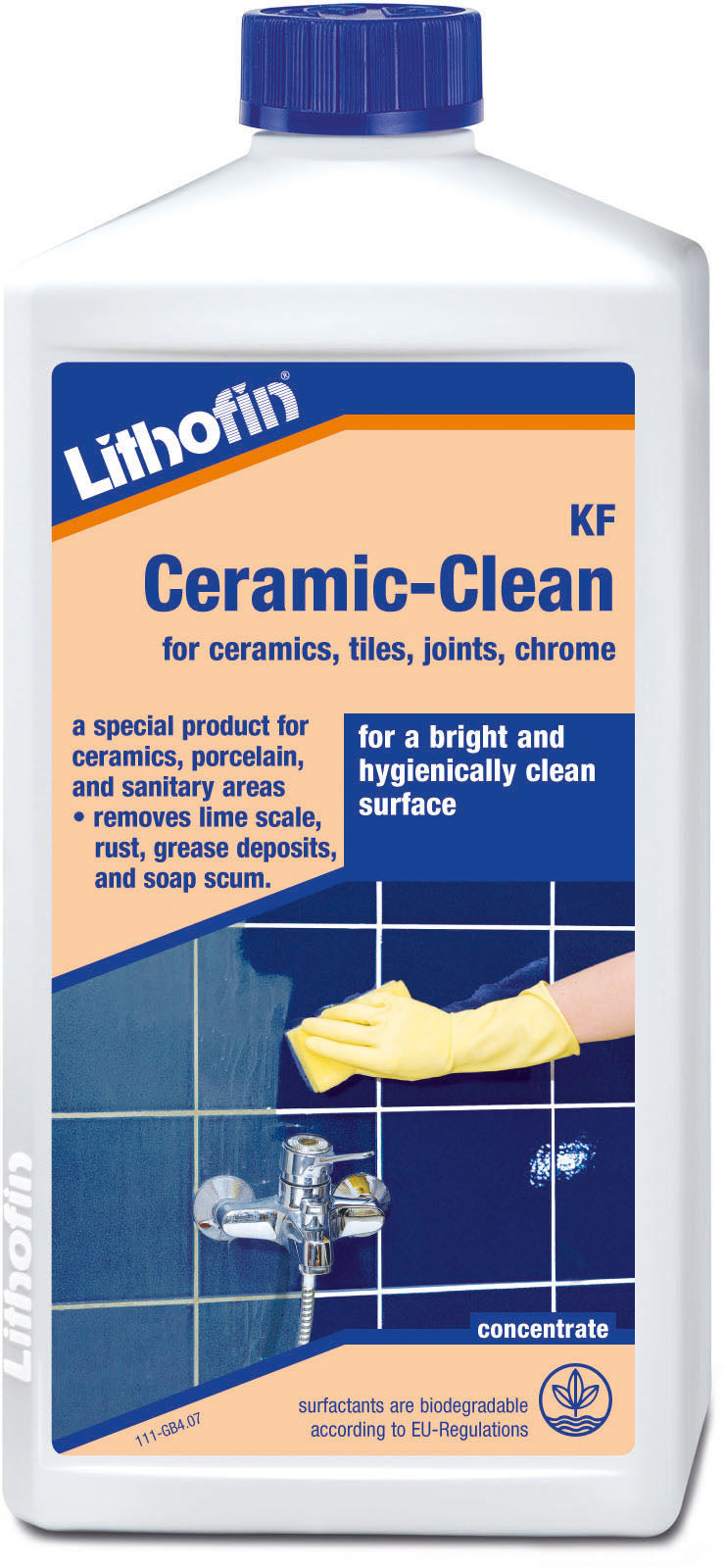 Lithofin ceramic-clean - for bright and hygienically clean surface