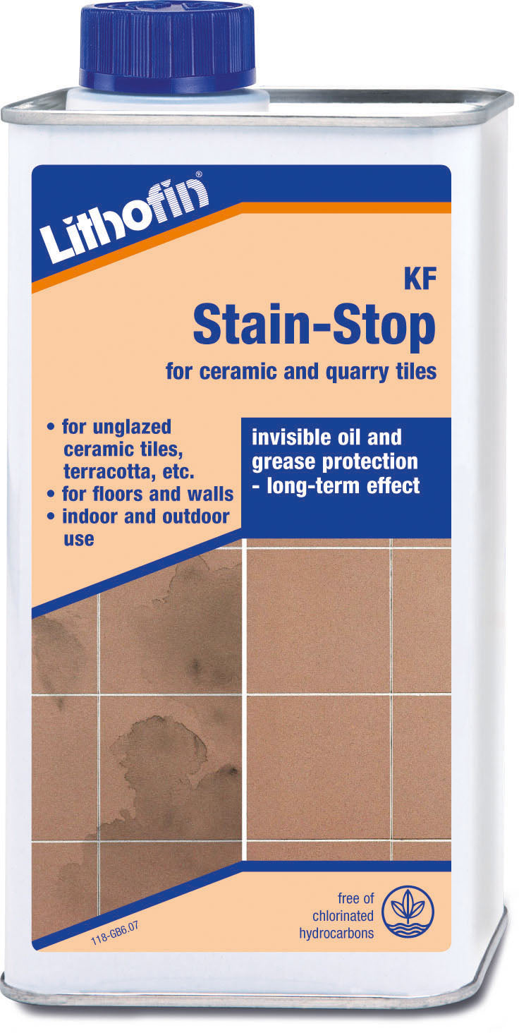Stain Stop for ceramic and quarry tiles