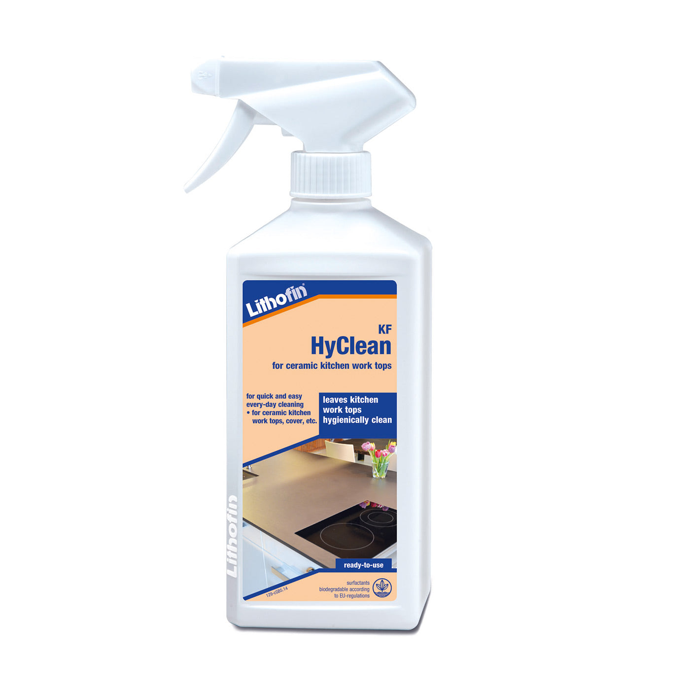 HyClean Lithofin product for ceramic kitchen work tops 