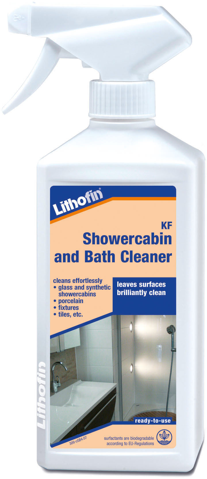 Lithofin shower cabin and bath cleaner 